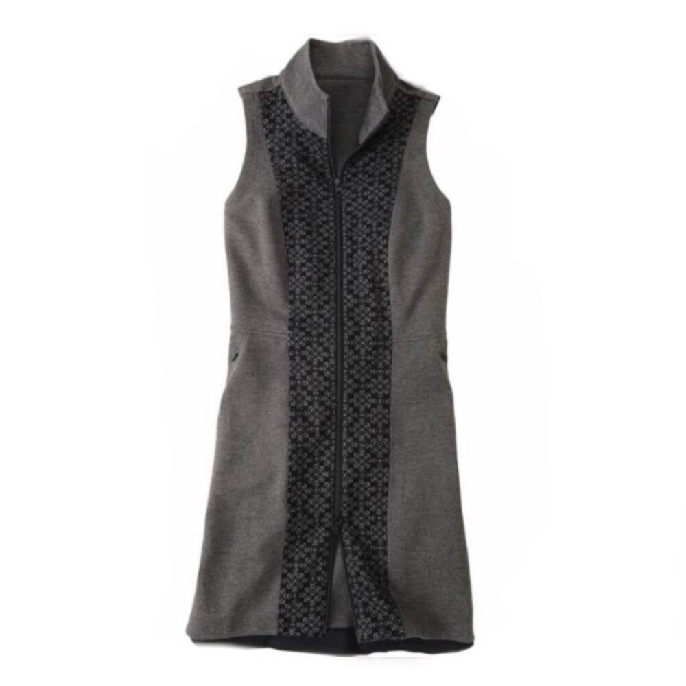 Title Nine Gray and Black Mini Dress